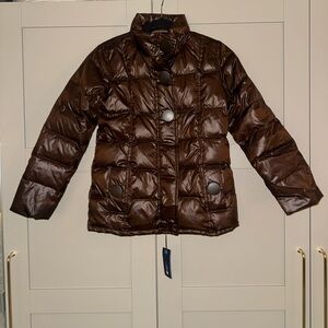 GAP Dark Brown Puffer Jacket